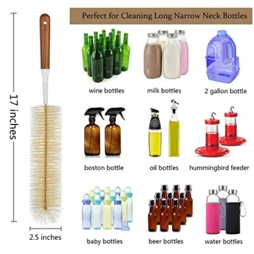 ALINK 5-Pack Bottle Brush Set for Easy Cleaning