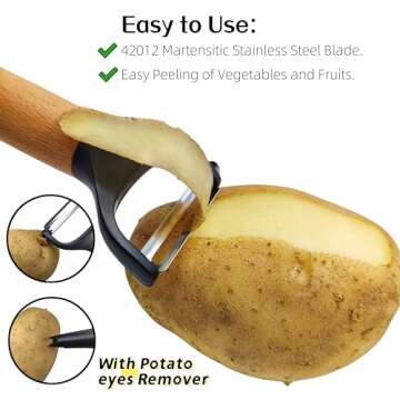 Trez Treamer Vegetable Peelers Set - Effortless Peeling