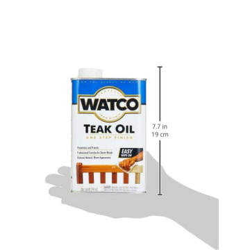 Revitalize Wood with RUST-OLEUM Watco Teak Oil Finish