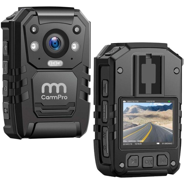 CammPro I826 1296P HD Police Body Camera Affordable