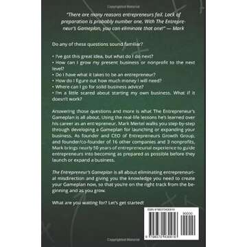 The Entrepreneur’s Gameplan: Essential Insights for Success