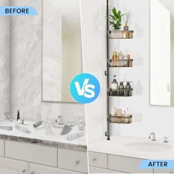 Floyzoy Adjustable Shower Caddy for Efficient Storage Solutions