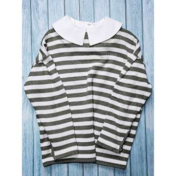 SATINIOR 2-Piece White Detachable Collar Set for Women