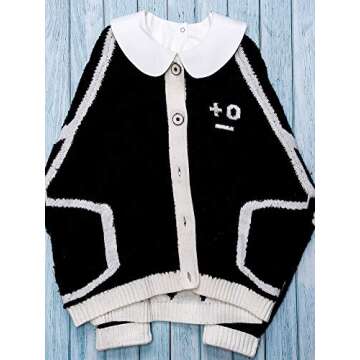 SATINIOR 2-Piece White Detachable Collar Set for Women