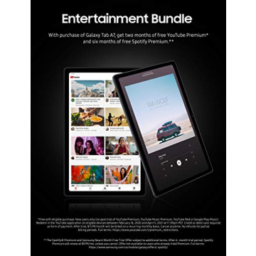 Samsung Galaxy Tab A7 32GB Wi-Fi Tablet with Dolby Atmos