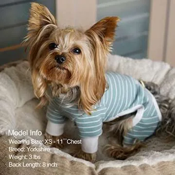 KYEESE Dog Pajamas Soft Stretchable Jumpsuit for Pets