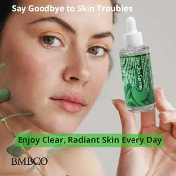 BMBCO The Cica Serum, Tiger Grass Soothing Moisturizer, Wrinkle Ampoule, Skin Repair, Redness Corrector, Blemish Reducer Essence, Korean Skin care