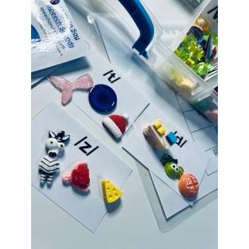 Mini Objects Set for Speech Therapy by Speech & Smile - Say and Play Mini Objects for Speech Sounds in a Portable Case