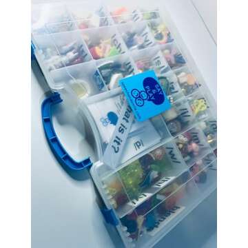 Mini Objects Set for Speech Therapy by Speech & Smile - Say and Play Mini Objects for Speech Sounds in a Portable Case