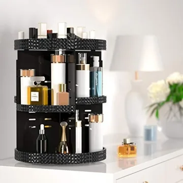 HEMTROY 360° Rotating Makeup Organizer - Extra Large