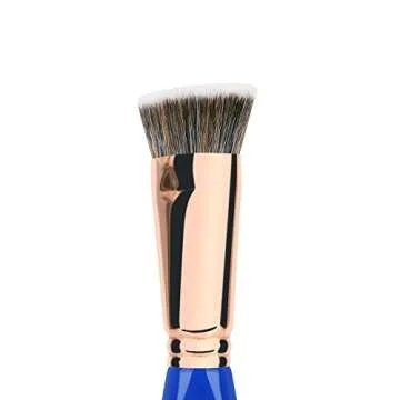 Bdellium Tools Professional Makeup Brush - Golden Triangle 987 Flat Top Face Blending with Vegan Bri...
