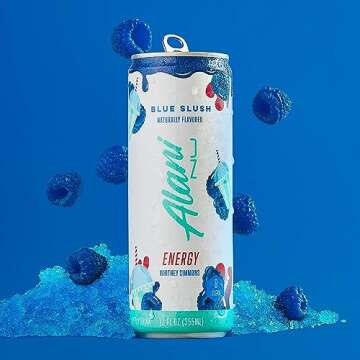 Alani Energy Drink - Cherry Slush and Blue Slush - 12 Pack Slush Party Variety