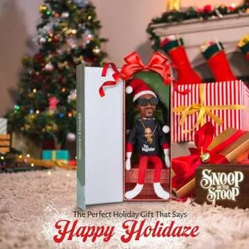 Snoop Dogg Snoop on a Stoop Christmas Elf Doll 2024
