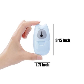 KISEER Travel Soap Paper Sheets - Portable & Eco-Friendly