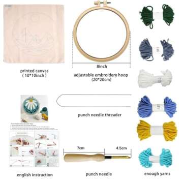 ZuoAnLF Punch Needle Kits for Beginners and Adults