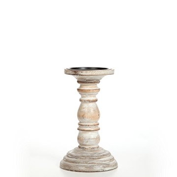 Hosley Wood Candle Holders - Perfect for Weddings & Decor