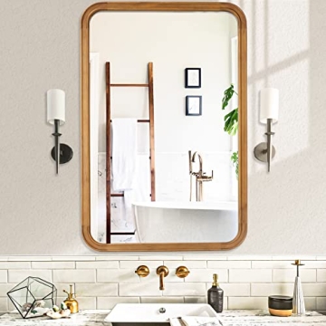 WalBeyond Wood Framed Mirrors for Bathroom and Home Decor