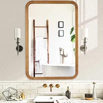 WalBeyond Wood Framed Mirrors for Bathroom and Home Decor
