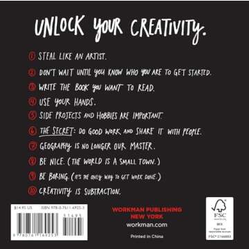 Steal Like an Artist: 10 Things Nobody Told You About Being Creative (Austin Kleon)