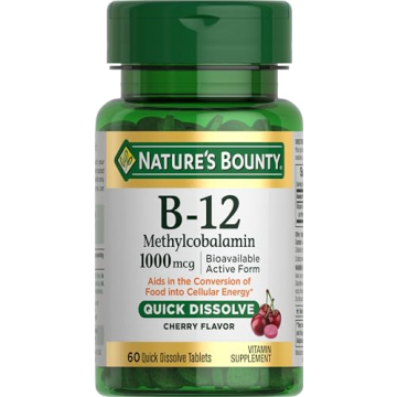 Nature's Bounty Vitamin B12 1000mcg Quick Dissolve Tablets