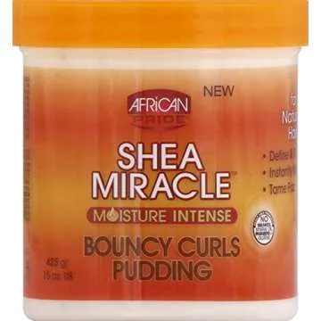African Pride SHEA MIRACLE BOUNCY CURLS PUDDING 15oz