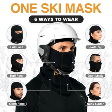 GearTOP Winter Balaclava Ski Mask for All Outdoor Activities