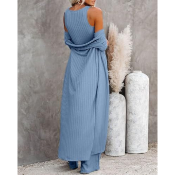 Fessceruna Women's 3 Piece Lounge Sets for Comfort and Style