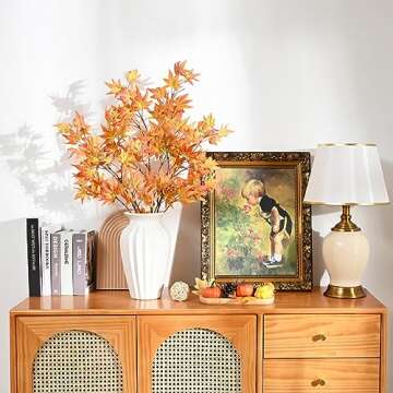 Dolicer Artificial Maple Leaves for Home Decoration