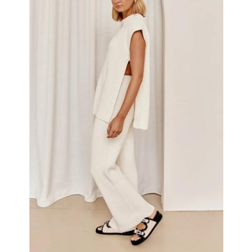 Trendy Lviefent Womens 2 Piece Sweater Set for Comfort