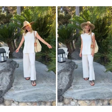 Trendy Lviefent Womens 2 Piece Sweater Set for Comfort