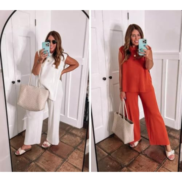 Trendy Lviefent Womens 2 Piece Sweater Set for Comfort