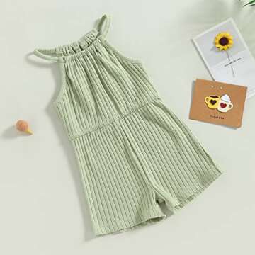 Stylish Toddler Girl Romper for Summer Fun