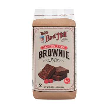Bob's Red Mill Gluten Free Brownie Mix, 21 Oz (4 Pack)