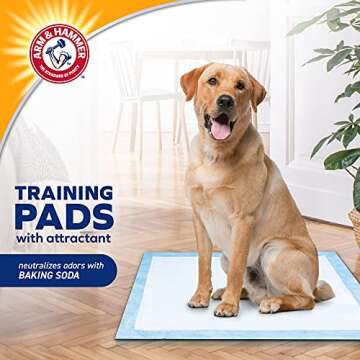 Arm & Hammer for Dogs Training Pads for Stay-at-Home Dogs | New & Improved Super Absorbent, Leak-Pro...