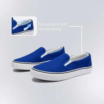 Trendy Low-Top Slip On Sneakers for Women - Comfortable & Fashionable