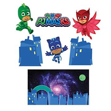 PJ Masks Trunk or Treat Car Decorations Kit, Official PJ Masks Treat Your Trunk Halloween Trunk Decorations Kit for Cars and SUVs