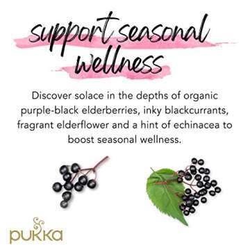Pukka Organic Elderberry & Echinacea Herbal Tea Bags