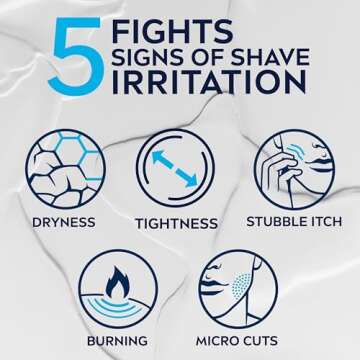 NIVEA MEN Sensitive Cooling Shave Gel with Chamomile and Seaweed Extracts, 3 Pack of 7 Oz Cans