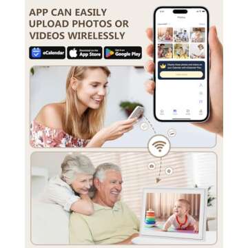 Canupdog 10.1inch Smart WiFi Digital Calendar & Chore Chart