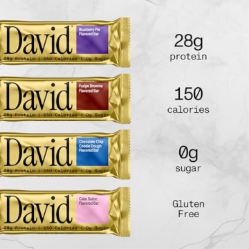 David Protein Bar Sample Pack - High Protein, Low Carb Treat
