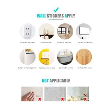 36PCS Silver Butterfly Wall Decals for Home Decor