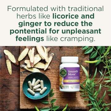 Traditional Medicinals - Smooth Move Laxative Capsules - Contains Organic Senna - Natural Herbal Con...