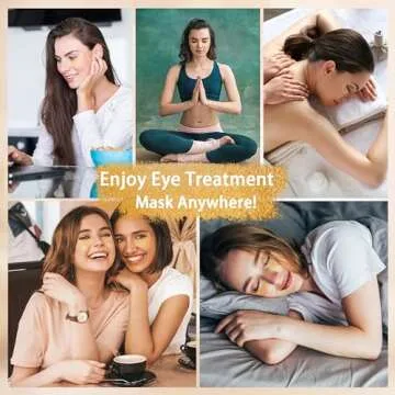 BBTFAA 24k Gold Under Eye Patches for Dark Circles