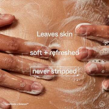 Youth To The People Superfood + Niacinamide Body Wash, Full Size (16.4 fl oz), Kale + Green Tea Cleanser with Nourishing Vitamins + Antioxidants, Improves Skin Texture + Dullness, Scented, Vegan