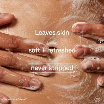 Youth To The People Superfood + Niacinamide Body Wash, Full Size (16.4 fl oz), Kale + Green Tea Cleanser with Nourishing Vitamins + Antioxidants, Improves Skin Texture + Dullness, Scented, Vegan