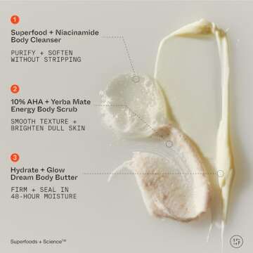 Youth To The People Superfood + Niacinamide Body Wash, Full Size (16.4 fl oz), Kale + Green Tea Cleanser with Nourishing Vitamins + Antioxidants, Improves Skin Texture + Dullness, Scented, Vegan