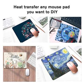 Customizable A-SUB Sublimation Mouse Pads - 12 Pack