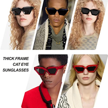 Breaksun Vintage Cat Eye Sunglasses Women UV Protection