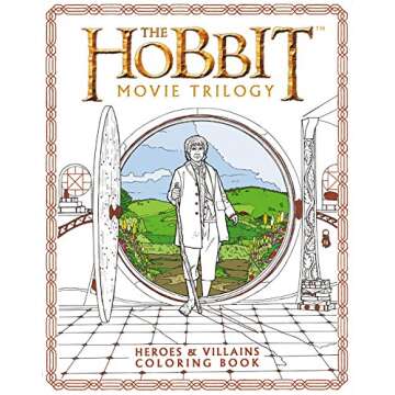 The Hobbit Movie Trilogy: Heroes and Villains Coloring Book