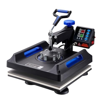 VEVOR 5 in 1 Heat Press Kit for T-Shirts Mugs Hats